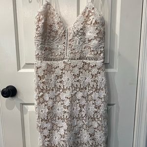 Forever 21 dress White/nude